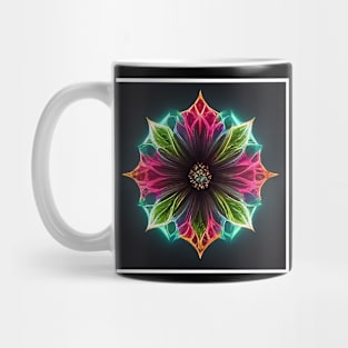 neon mandala Mug